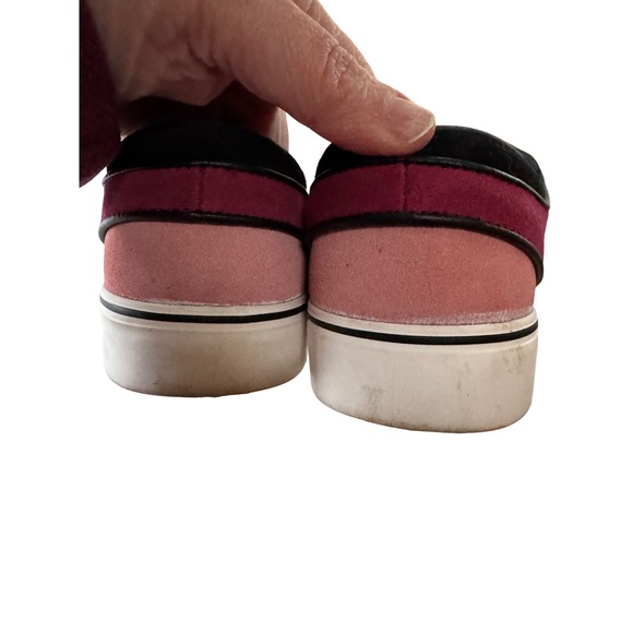 Nike SB Zoom Stefan Janoski Low Top Burgundy Pink Suede Skater Sneaker Shoes - Picture 5 of 14